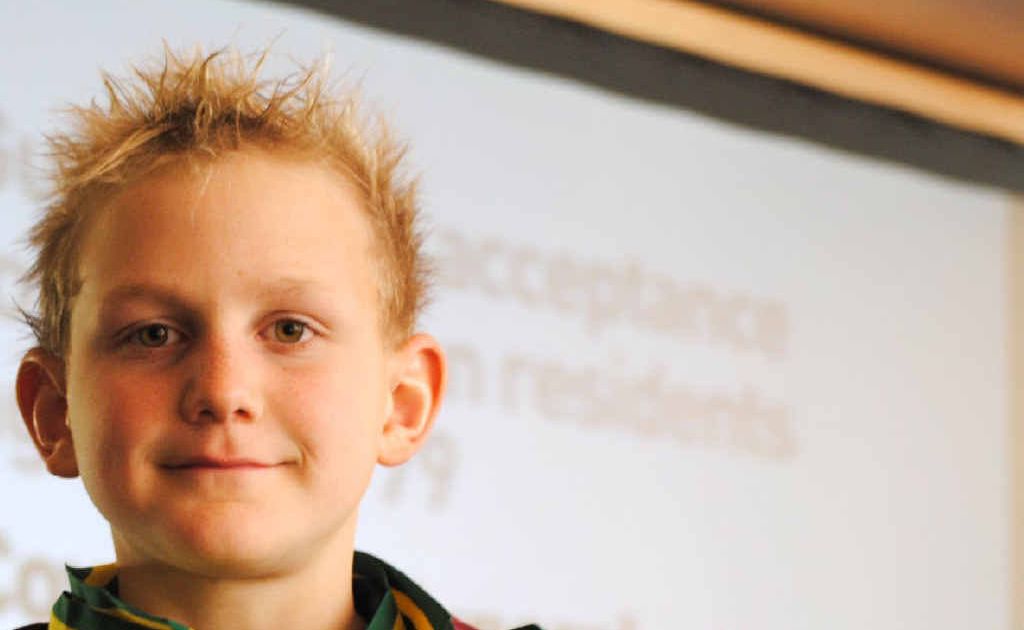 Troy Carlson with medals from the Australian School Swimming Championships in Sydney. Troy Carlson with medals from the Australian School Swimming Championships in Sydney.